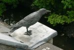 PICTURES/New Lanark Mill/t_Roof Garden Statues Crow1.JPG